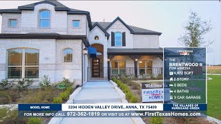 First Texas Homes: Model: The Villages of Hurricane Creek: Brentwood II FSW w/Media (2022)