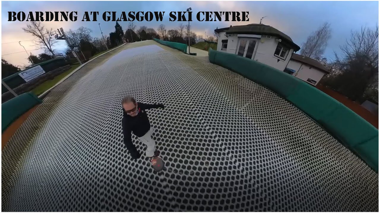 Snowboarding at Bellahouston Ski Centre