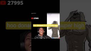 speed reacts to ben anime 🤯 #ishowspeed #roblox #speed #chat #live #rage #youtube #funny moments