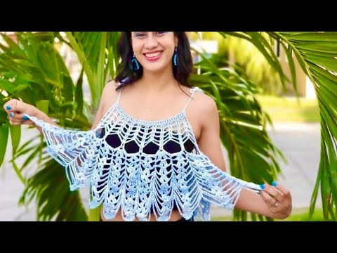 Corta de Verano Tejida a Crochet -