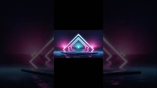 futuristic podium display with neon light background SparkVideo screenshot 2