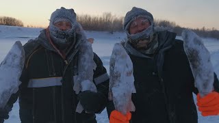 Зимняя Рыбалка  На Сети в -41/ Мы Выжили!