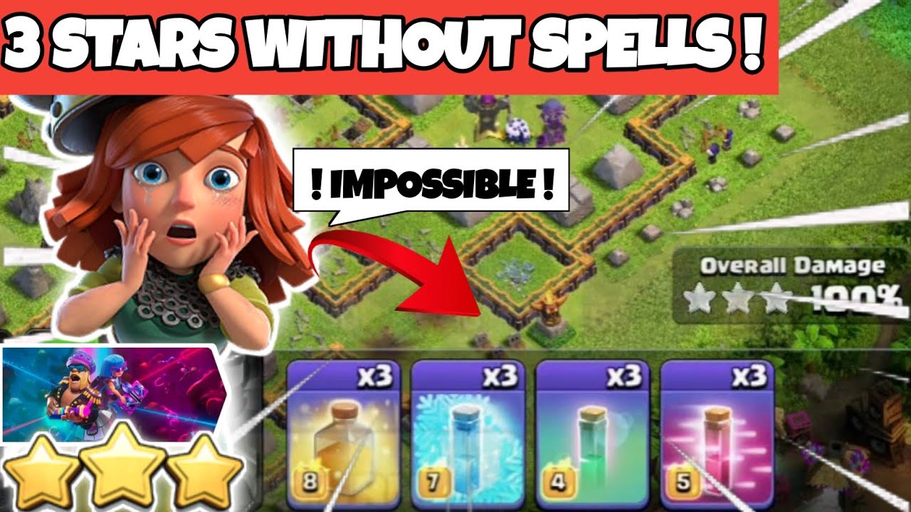 How To Complete 9th Clashiversary Challenge Without Spells In Coc | Coc New Event Attack| (COC)