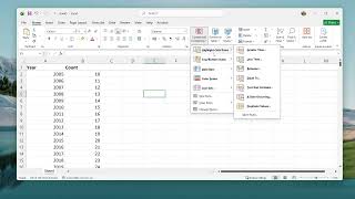 Conditional Formatting to highlight duplicate values, Data to count unique entries and sort data