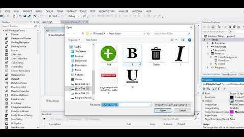 Tool Strip Control, Visual C#