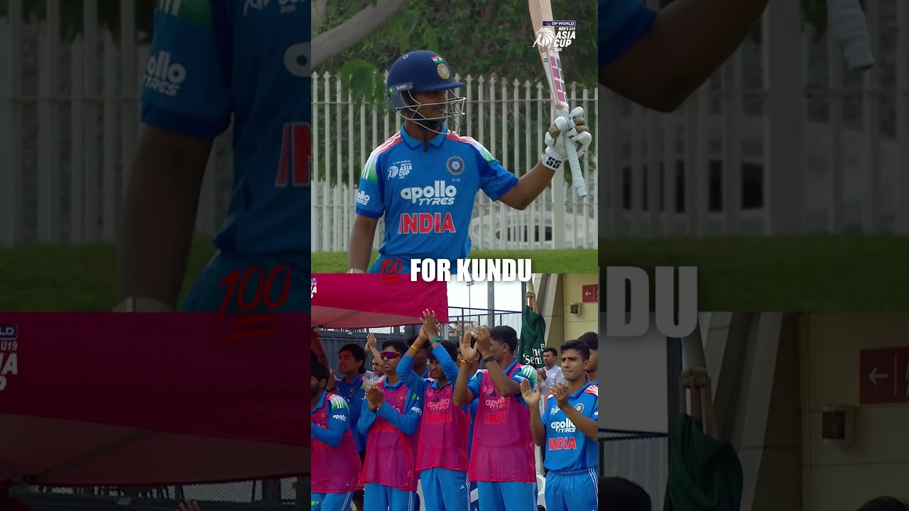 Abhigyan Kundu brings up his century | DP World Men's U19 Asia Cup 2025