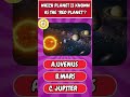 Test Your Space Knowledge! Solar System Quiz Challenge