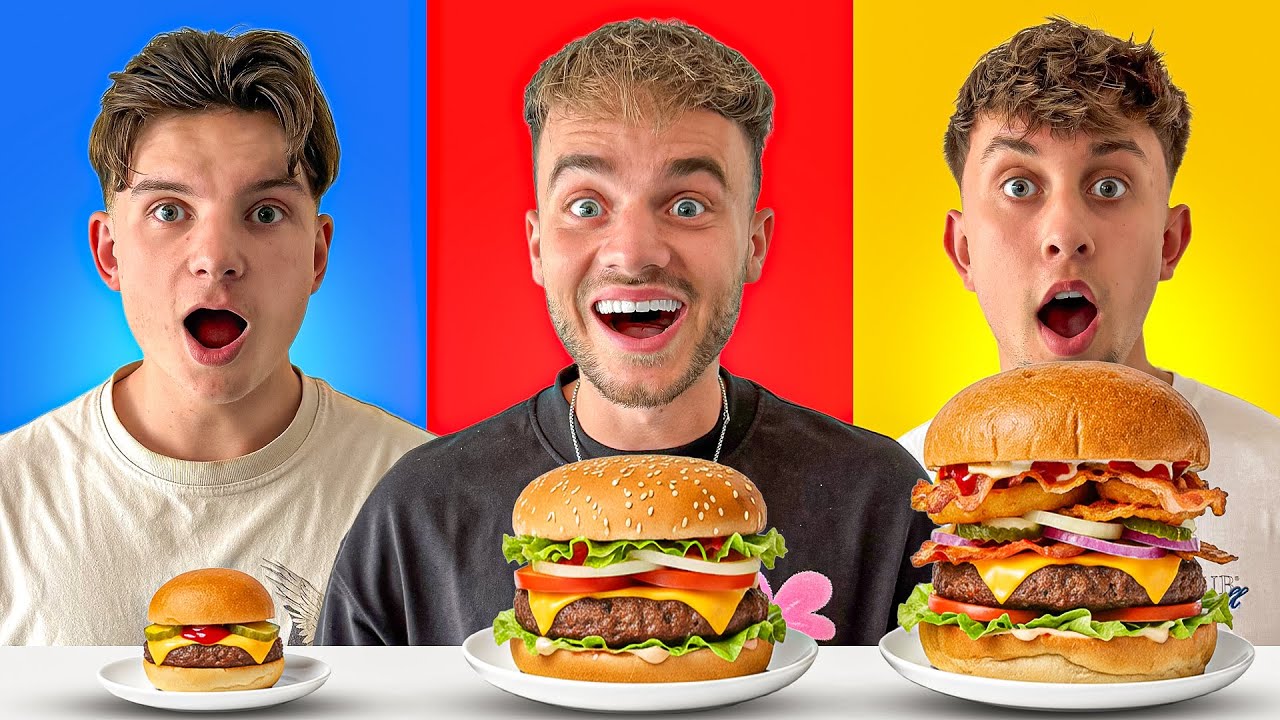 Mini, Medium & Large Eetwedstrijd!😱