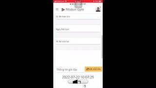 Hướng dẫn check in bằng mã QR trên điện thoại ModunGym screenshot 2