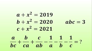 An Amazing Algebra Problem | Can You Solve This?