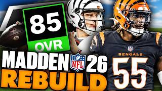 I Drafted an 85 Overall Rookie! Rebuilding The Cincinnati Bengals on Madden 26 Franchise