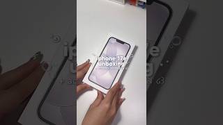 iphone + accessories unboxing 🫧 #iphone #iphone17e #iphoneunboxing #apple #appleaccessories #haul