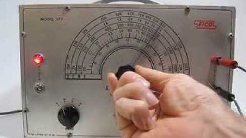 EICO 377 TUBE AUDIO GENERATOR Sine & Square Wave