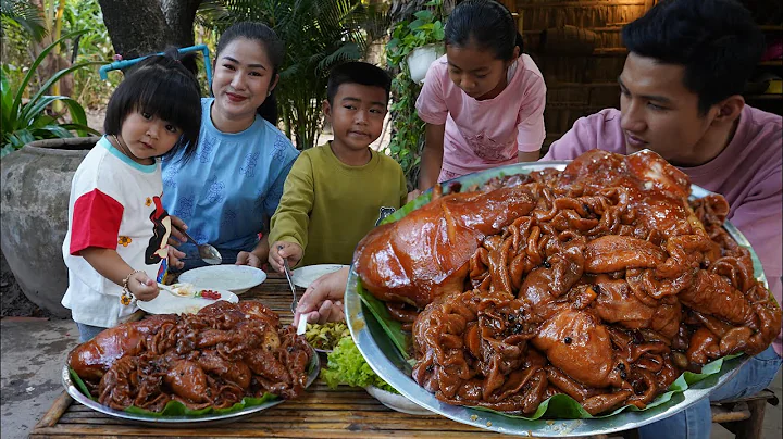 Yummy braised pork intestine with unique style - Mother and children cooking - DayDayNews