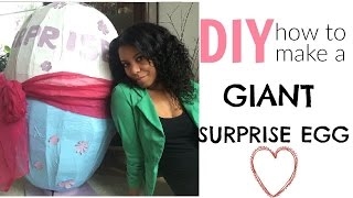 DIY: how to make giant surprise egg / easter egg