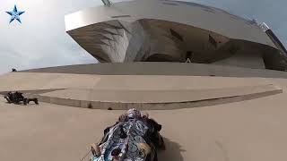 Information Rollerman and riderman at Museum of confluence in Lyon city with electric suits Update