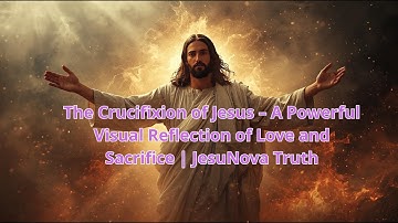 The Crucifixion of Jesus – A Powerful Visual Reflection of Love and Sacrifice |JesuNova Truth#jesus