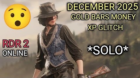 *INSANE SOLO GLITCH* INFINITE GOLD MONEY XP GLITCH - RDR2 ONLINE - RED DEAD ONLINE