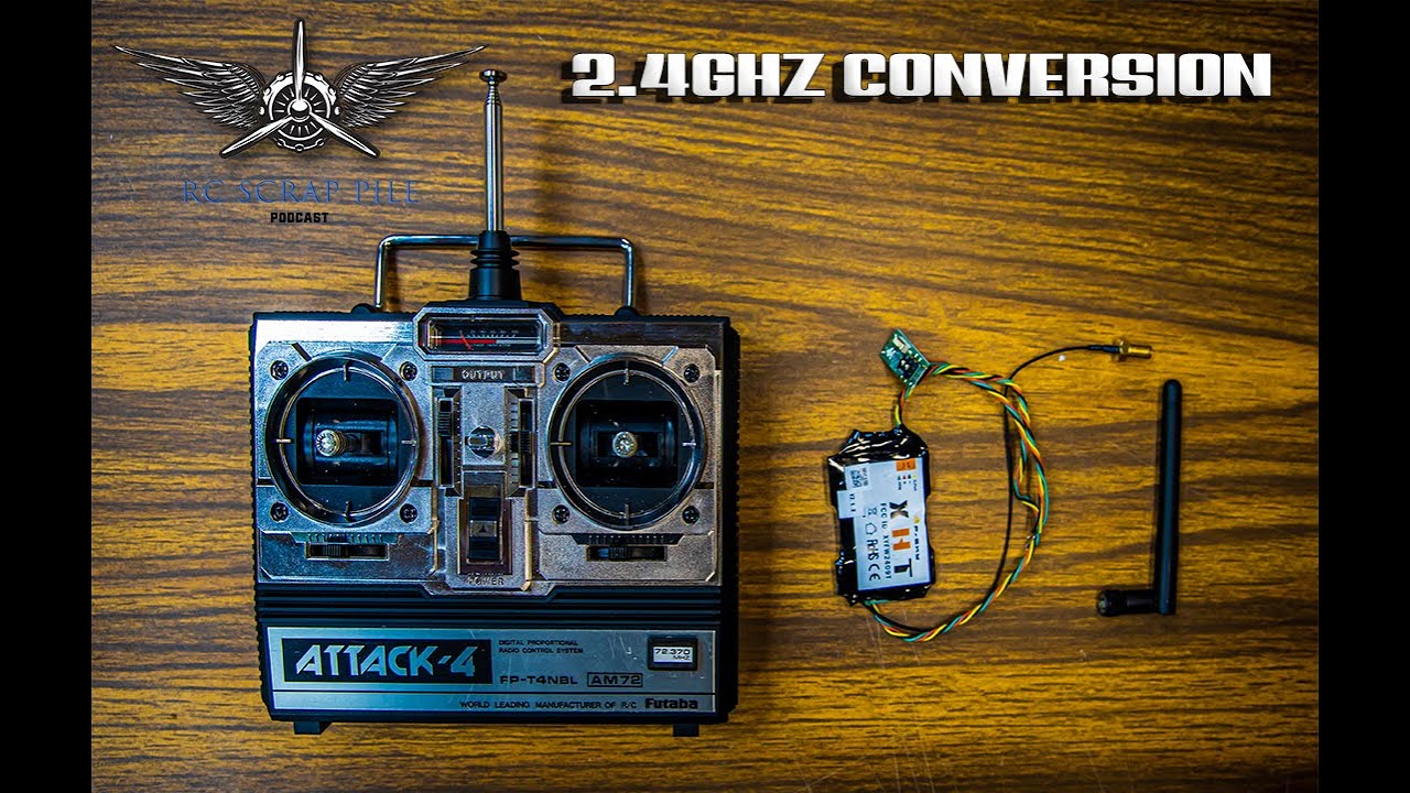 Installation of an FrSky XHT DIY Telemetry Module into a Futaba