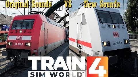 Train Sim World 4: Original DB BR 101 vs Expert DB BR 101 Sound Comparison