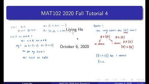 MAT102 2020 Fall Tutorial 4 field, set identity with cartesian product involved