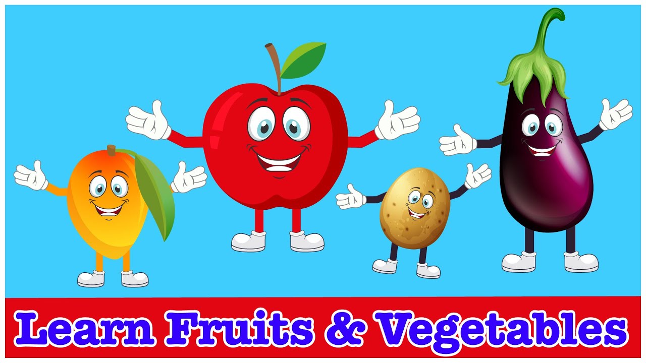 Learn Fruits and Vegetables names | Learning Video For Kids| Miniworld ...