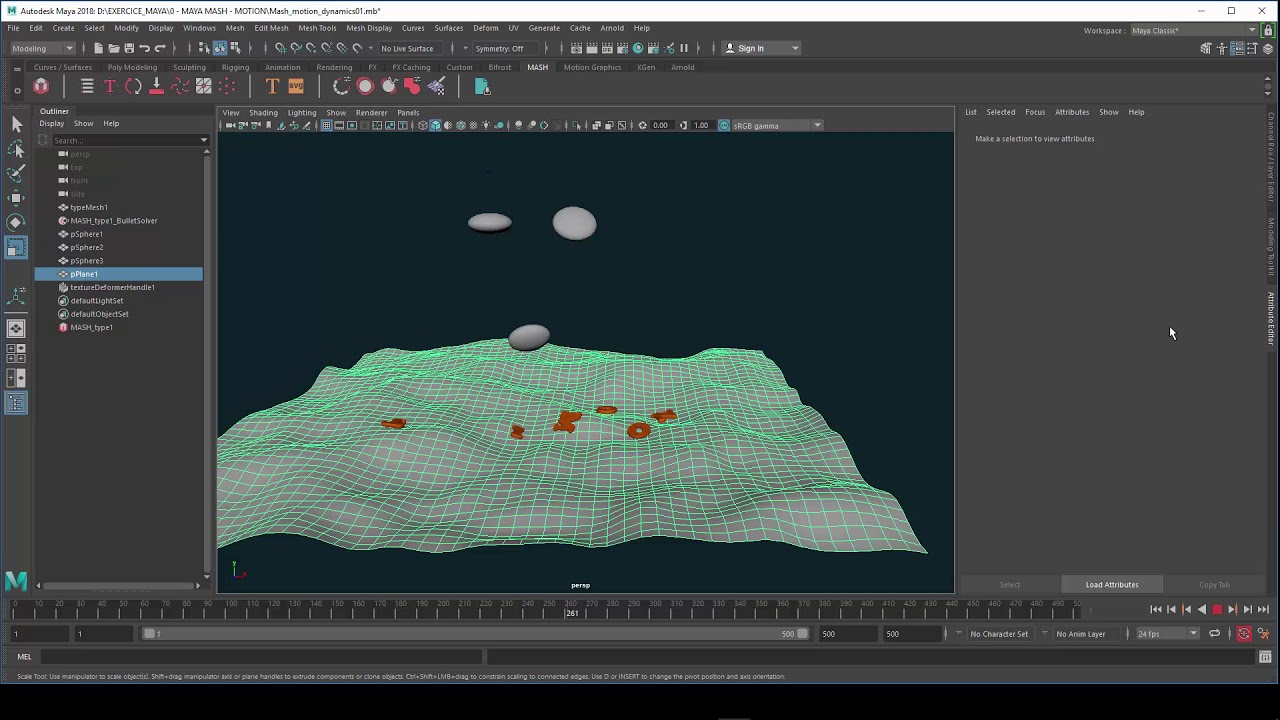 Tuto du Jeudi : Maya 2018 Mash - Dynamics - YouTube