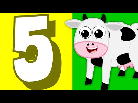 Number 5 - Learn to Count - Numbers from 1 to 10 - The Number 5
