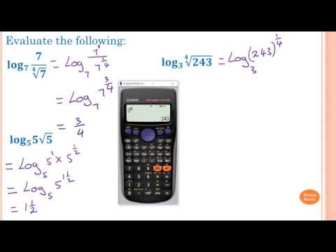 Evaluating Logarithms part 2 - YouTube