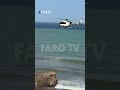 Despliegue del helicóptero de la Guardia Civil ante la entrada de inmigrantes en Ceuta