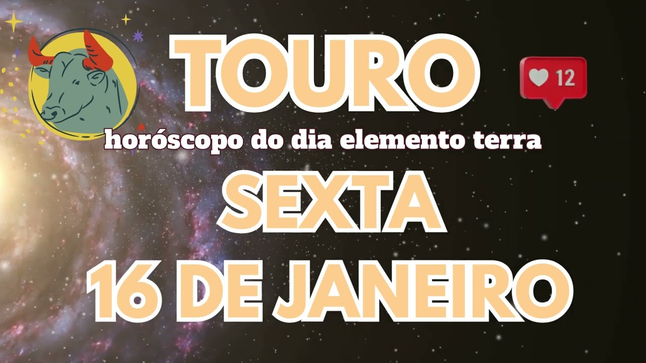 ♉TOURO, ATENÇÃO AO SINAL!!! 16 DE JANEIRO DE 2026