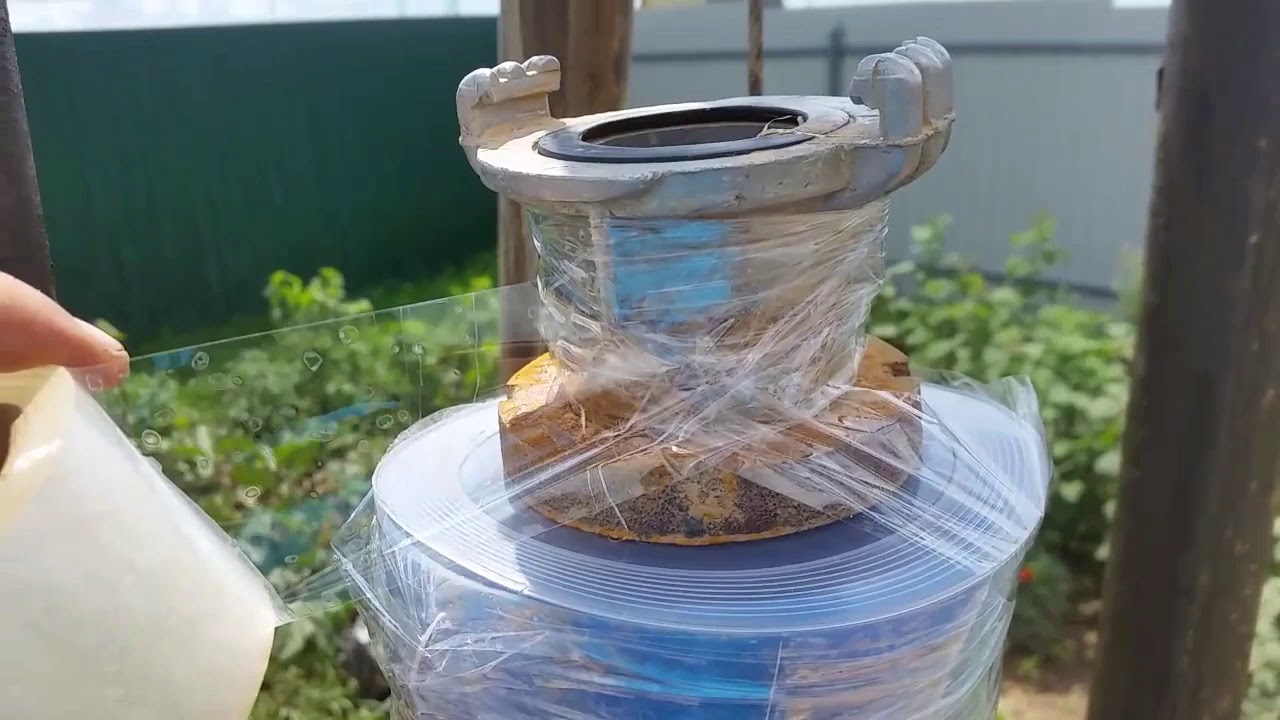 Скважинный оголовок своими руками за 100 руб - YouTube