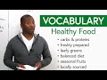 Improve Your English Vocabulary: 5 terms for a healthy life