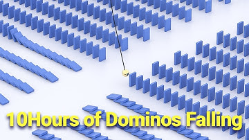 10 hours of Dominos Falling Loop is Oddly SATISFYING