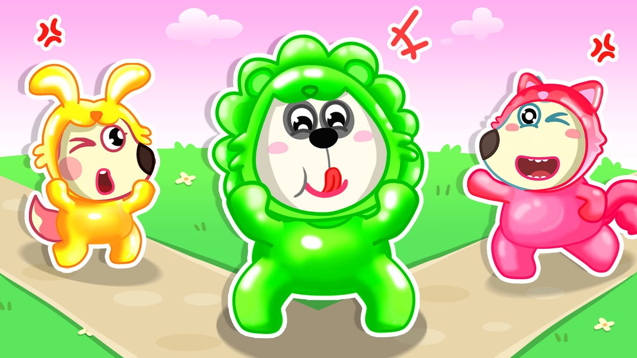 Bebê se transforma em bichinhos de goma 🐰🦁 | Música Mágica de Goma 🌸 Lucy Canções Infantis