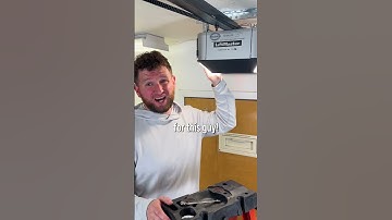 Adjust Your Loose Garage Door Chain/Belt! #Shorts #DIY #DoItYourself #HowTo