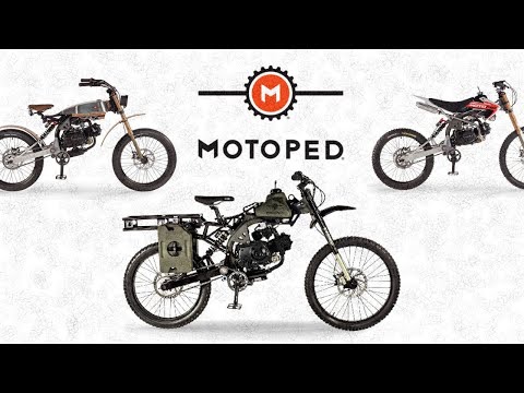 Motoped - симбиоз велосипеда и двигателя Honda