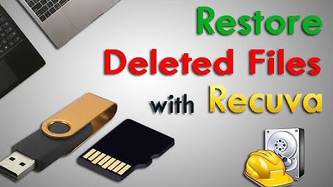 How To Restore Deleted Files with Recuva