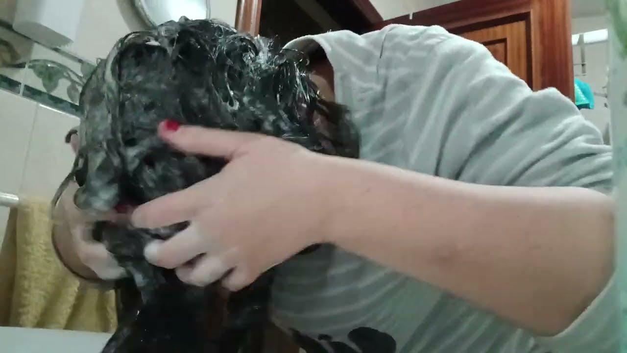 ASMR Hair washing