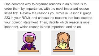 3rd Grade Writing 3A Lesson 8