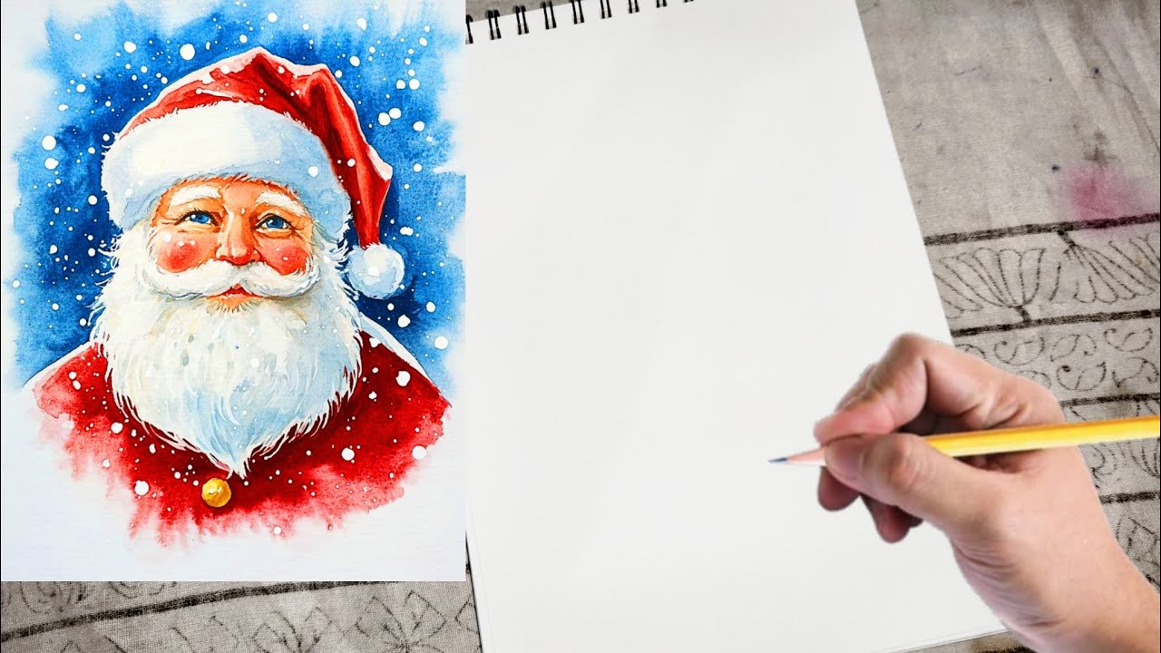 Draw with me - santa claus drawing , Santa Claus drawing , Outline ...