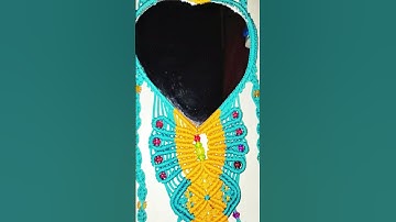 New design Macrame video |Mirror macrame design my first video https://www.youtube.com/@UkMacrame