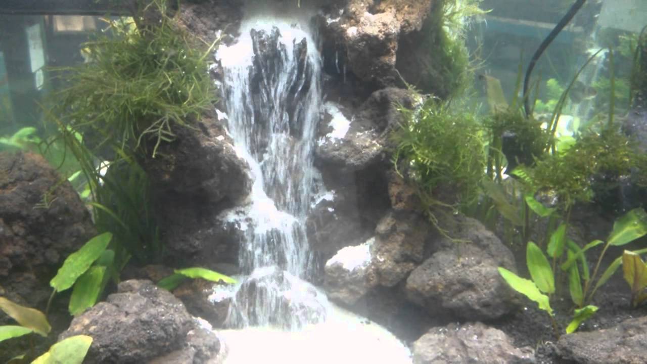 Beautiful Waterfall In Aquarium YouTube