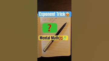 Solve this Exponential puzzle🧩 under 10 seconds⏳😍✍️#mentalmath #seo #ytshorts #exponents #satmath