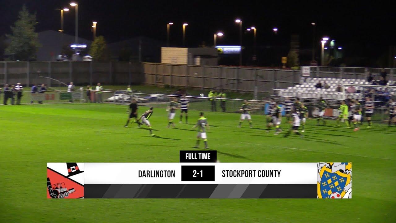 Darlington 21 Stockport County Vanarama National League North 2016