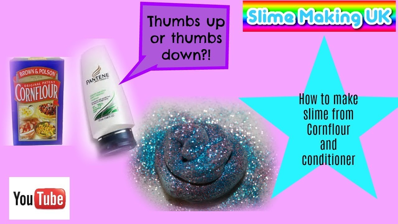 Dont Miss This Glue Free Cornflour And Conditioner Slime