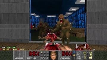 Doom 2 - The Tower of Babel (Map 10: Garten Of Caco): UV-Max (Map Author: KarunaAztima)