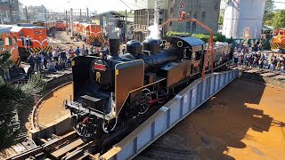 【鐵道旅情】彰化扇形車庫 CK124蒸汽火車運轉 | 20191208