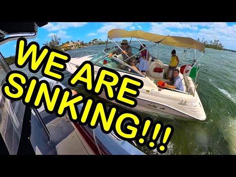 Boat Sinking with 7 People Onboard!!! | Salvage 27ft SeaRay
