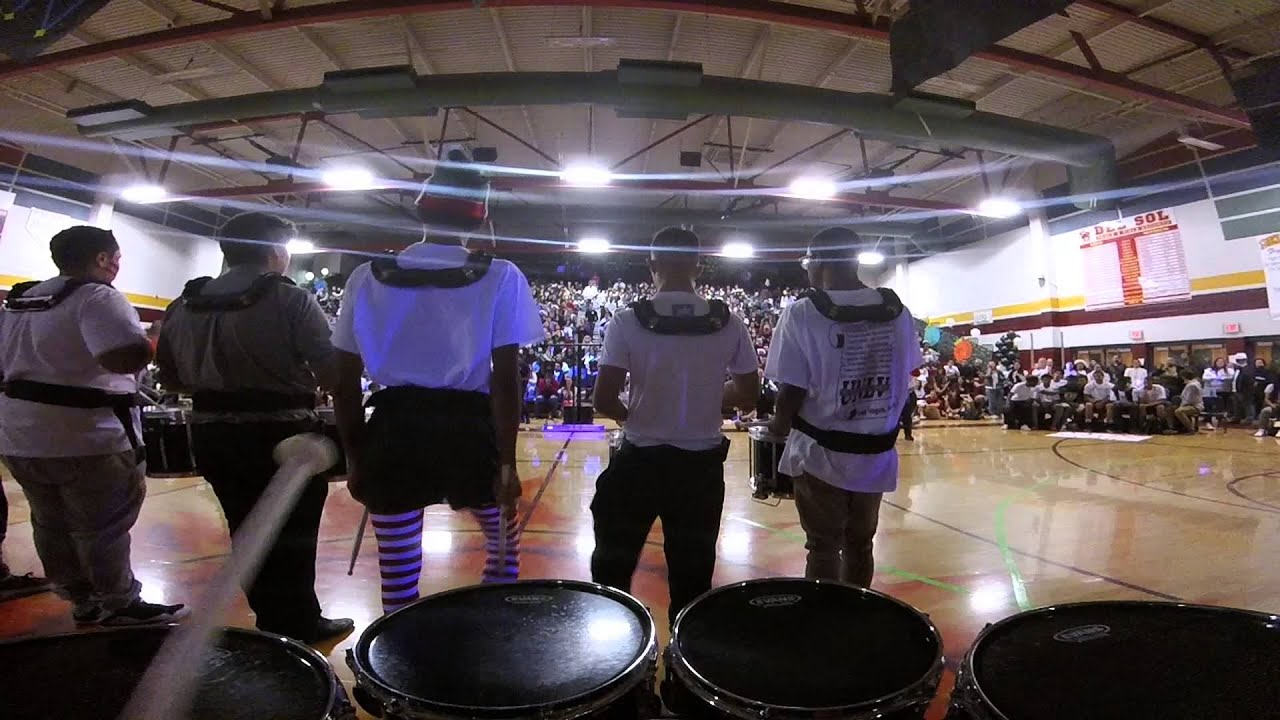 Del Sol Academy - Drumline's Black Out Performance
